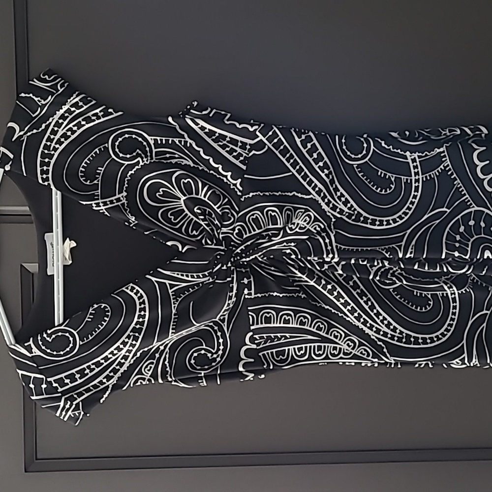 Black and white women's dress size 10